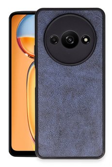 CepteToptan Xiaomi Redmi A3 4G Kılıf Aras Deri Kapak - Lacivert - DROPX4804-3021