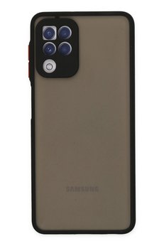 CepteToptan Samsung Galaxy A22 Kılıf Montreal Silikon Kapak - Siyah - DROPX2322-7357