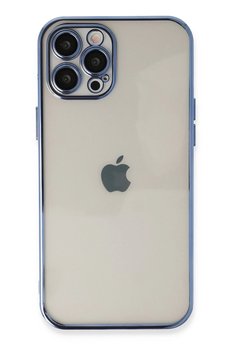 CepteToptan iPhone 12 Pro Kılıf Lensli Silikon - Açık Mavi - DROPX1595-3343