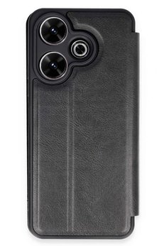 CepteToptan Xiaomi Redmi 13 4G Kılıf Flip Cover - Siyah - DROPX7483-7025