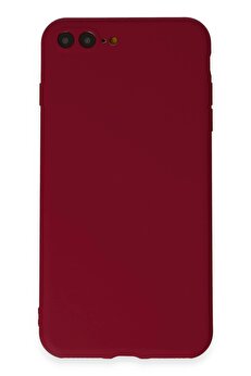 MertUS Newface iPhone 7 Plus Kılıf First Silikon - Bordo