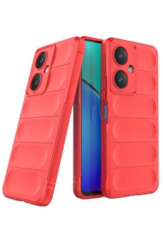 CepteToptan Vivo Y27 Kılıf Optimum Silikon - Kırmızı - DROPX9726-2337