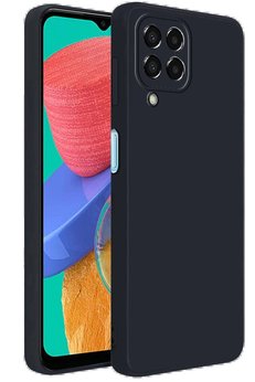 CepteToptan Samsung Galaxy M33 Kılıf First Silikon - Siyah - DROPX5146-9824