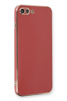 CepteToptan iPhone 7 Plus Kılıf Volet Silikon - Kırmızı - DROPX6416-6422