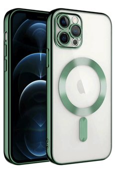 CepteToptan iPhone 14 Pro Max Kılıf Kross Magneticsafe Kapak - Koyu Yeşil - DROPX3121-6498