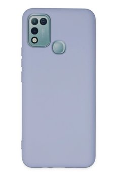 CepteToptan İnfinix Hot 10 Play Kılıf Nano içi Kadife Silikon - Lila - DROPX9826-6041