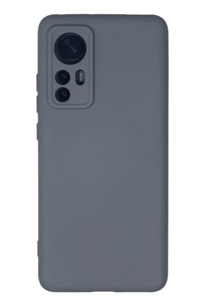CepteToptan Xiaomi Mi 12 Kılıf Nano içi Kadife Silikon - Gri - DROPX1104-9521