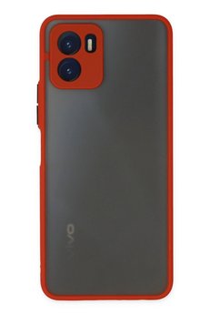 CepteToptan Vivo Y15S Kılıf Montreal Silikon Kapak - Kırmızı - DROPX4309-8564