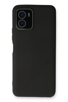 CepteToptan Vivo Y15S Kılıf Lansman Glass Kapak - Siyah - DROPX9064-1653