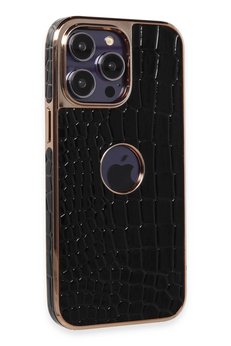 CepteToptan iPhone 14 Pro Max Kılıf Snake Kapak - Siyah - DROPX9195-4140
