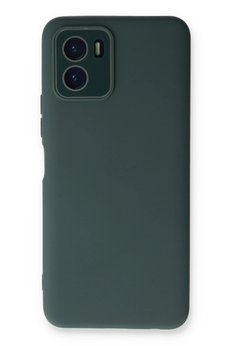 CepteToptan Vivo Y15S Kılıf Lansman Glass Kapak - Koyu Yeşil - DROPX6001-4981