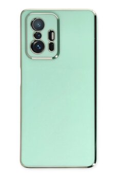 CepteToptan Xiaomi Mi 11T Pro Kılıf Volet Silikon - Açık Yeşil - DROPX3751-3014
