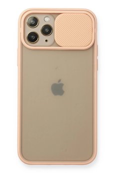 CepteToptan iPhone 11 Pro Kılıf Palm Buzlu Kamera Sürgülü Silikon - Pembe - DROPX5003-8154