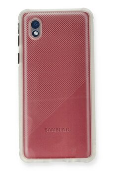 CepteToptan Samsung Galaxy A01 Core Kılıf Miami Şeffaf Silikon - Şeffaf - DROPX1810-4580