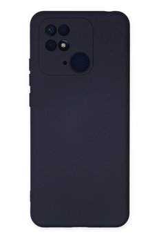 CepteToptan Xiaomi Redmi 10C Kılıf Nano içi Kadife Silikon - Lacivert - DROPX6588-3385