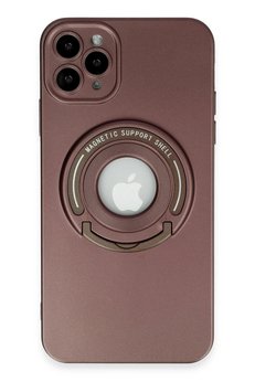 CepteToptan iPhone 12 Pro Max Kılıf Lukka Magneticsafe Kapak - Kahverengi - DROPX3685-1240