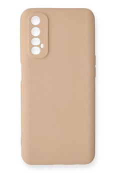 CepteToptan Realme 7 Kılıf Nano içi Kadife Silikon - Pudra - DROPX3903-3362