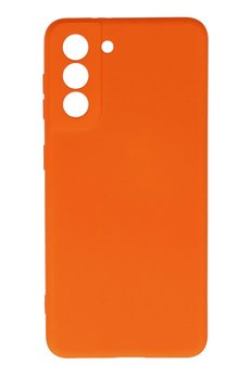 CepteToptan Samsung Galaxy S21 Kılıf Nano içi Kadife Silikon - Turuncu - DROPX5723-6274