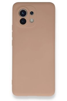 CepteToptan Xiaomi Mi 11 Kılıf Nano içi Kadife Silikon - Pudra - DROPX2184-2739