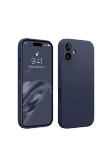 CepteToptan iPhone 16 Kılıf First Silikon - Lacivert - DROPX7466-7857