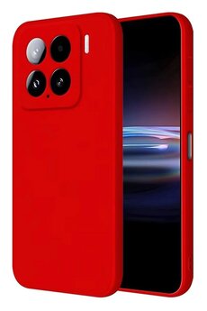 CepteToptan Xiaomi Mi 15 Pro Kılıf Nano içi Kadife Silikon - Kırmızı - DROPX1556-8544