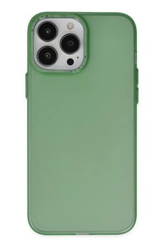 CepteToptan iPhone 13 Pro Kılıf Modos Metal Kapak - Koyu Yeşil - DROPX7149-6829