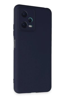 CepteToptan Xiaomi Redmi Note 12 5G Kılıf Nano içi Kadife Silikon - Lacivert - DROPX3826-8820