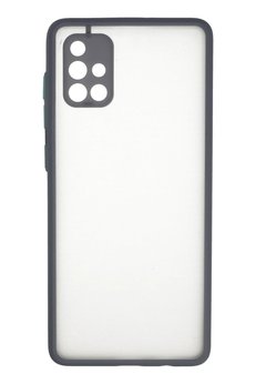 CepteToptan Samsung Galaxy A71 Kılıf Montreal Silikon Kapak - Gri - DROPX6935-6658