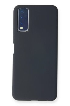 CepteToptan Vivo Y11S Kılıf Nano içi Kadife Silikon - Lacivert - DROPX7624-7588
