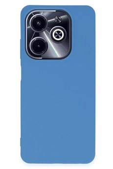 CepteToptan İnfinix Hot 40i Kılıf First Silikon - Mavi - DROPX3456-7668