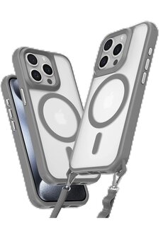 CepteToptan iPhone 14 Pro Max Kılıf Enka Magsafe Silikon Kılıf - Titan Gri - DROPX7291-2877