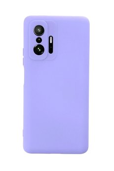 CepteToptan Xiaomi Mi 11T Pro Kılıf Nano içi Kadife Silikon - Lila - DROPX3205-8752