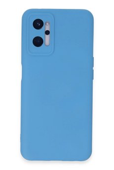 CepteToptan Realme 9i 4G Kılıf Nano içi Kadife Silikon - Mavi - DROPX6468-4390