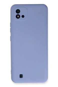 CepteToptan Realme C11 2021 Kılıf Nano içi Kadife Silikon - Lila - DROPX3824-6708
