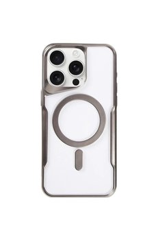 CepteToptan iPhone 14 Pro Kılıf Boyi Magsafe Silikon Kapak - Titan Gri - DROPX2141-5041
