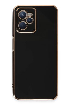 CepteToptan Realme C35 Kılıf Volet Silikon - Siyah - DROPX4344-3860