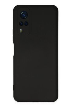 CepteToptan Vivo Y53S Kılıf Nano içi Kadife Silikon - Siyah - DROPX7541-4803