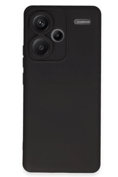 CepteToptan Xiaomi Redmi Note 13 Pro Plus Kılıf Nano içi Kadife Silikon - Siyah - DROPX2318-7914