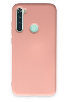 CepteToptan Xiaomi Redmi Note 8 Kılıf Nano içi Kadife Silikon - Pudra - DROPX6760-8377