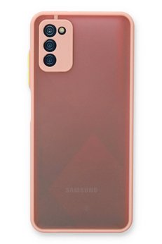 CepteToptan Samsung Galaxy A03S Kılıf Montreal Silikon Kapak - Pembe - DROPX3759-5185