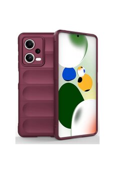 CepteToptan Xiaomi Poco X5 5G Kılıf Optimum Silikon - Bordo - DROPX1012-5695