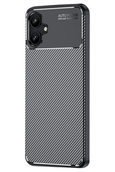 CepteToptan Samsung Galaxy A06 Kılıf Auto Focus Karbon Kapak - Siyah - DROPX2668-8519