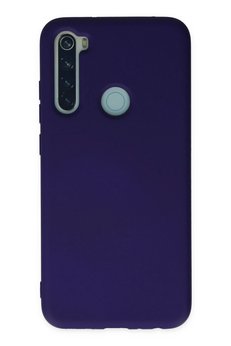 CepteToptan Xiaomi Redmi Note 8 Kılıf Nano içi Kadife Silikon - Mor - DROPX4077-8341