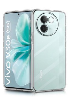 CepteToptan Vivo V30e Kılıf Lüx Şeffaf Silikon - DROPX5885-7840
