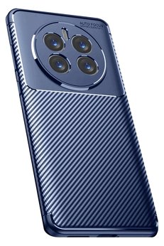 CepteToptan Realme 12 Pro Plus Kılıf Auto Focus Karbon Kapak - Lacivert - DROPX1684-3462