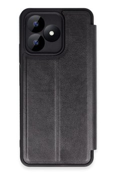 CepteToptan Realme Note 50 4G Kılıf Flip Cover - Siyah - DROPX9001-4535