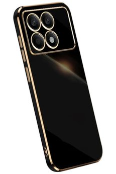 CepteToptan Xiaomi Poco X6 Pro Kılıf Volet Silikon - Siyah - DROPX5112-1925