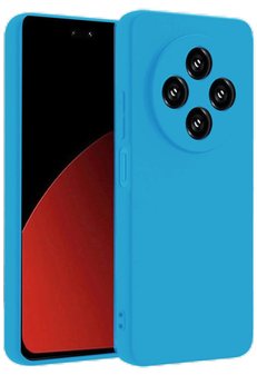 CepteToptan Xiaomi Redmi 14C Kılıf Nano içi Kadife Silikon - Mavi - DROPX5849-1599