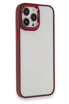 CepteToptan iPhone 13 Pro Kılıf Dora Kapak - Kırmızı - DROPX4213-5374