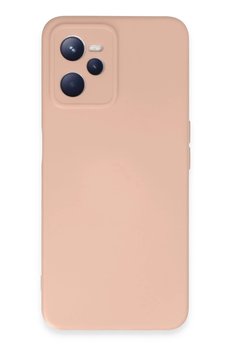 CepteToptan Realme C35 Kılıf Nano içi Kadife Silikon - Pudra - DROPX2015-5243